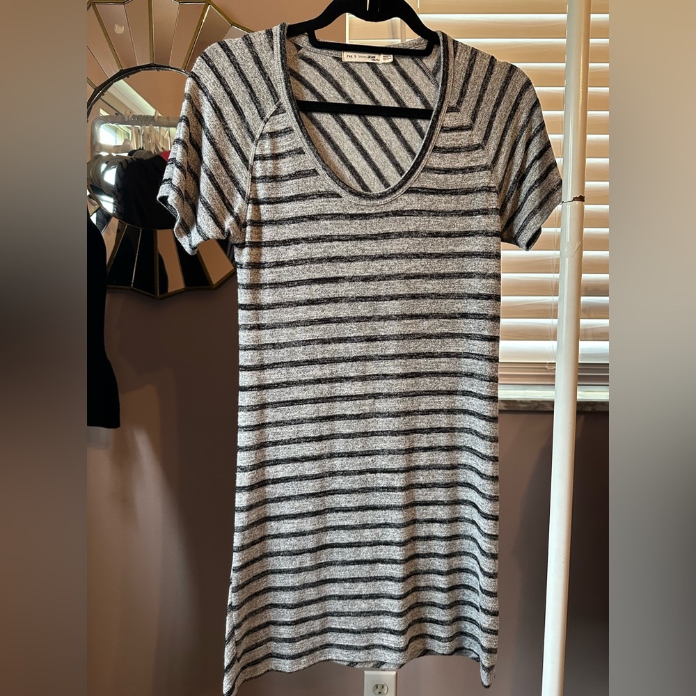 Rag & Bone striped T-shirt dress